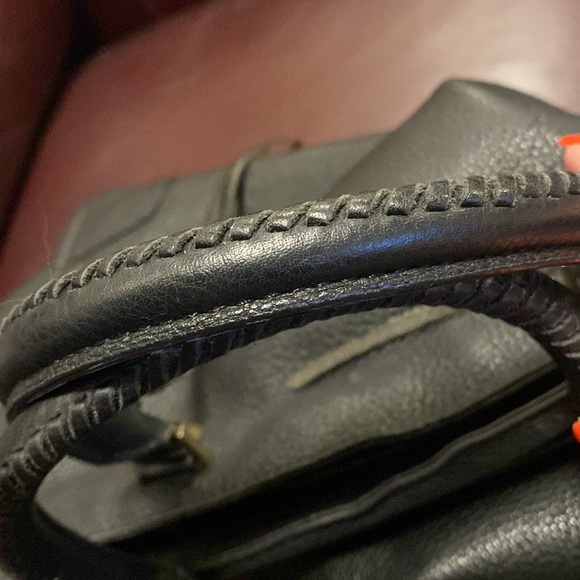 Rebecca Minkofff black fringe leather bag - Picture 6 of 12